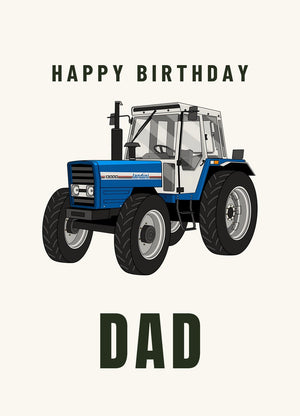 Furrow & Fields Greeting Card Happy Birthday Dad Landini 13000 | Greeting Card Quality Farmers Merch