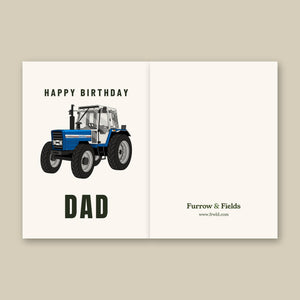 Furrow & Fields Greeting Card Happy Birthday Dad Landini 13000 | Greeting Card Quality Farmers Merch