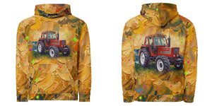 Furrow & Fields Hoodie Fiat 1880 Splash Art | All-Over Print Hoodie Quality Farmers Merch