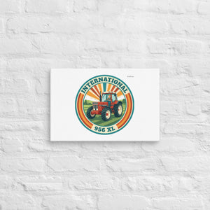 Furrow & Fields International 956 XL Retro Badge | Canvas Quality Farmers Merch
