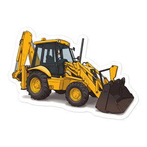 Furrow & Fields JCB 3CX Sitemaster Plus | Bubble-free stickers Quality Farmers Merch