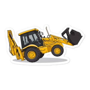 Furrow & Fields JCB 3CX Sitemaster SRS | Bubble-free stickers Quality Farmers Merch