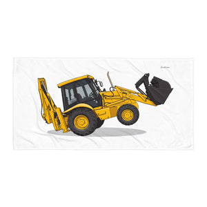 Furrow & Fields JCB 3CX Sitemaster SRS | Beach Towel Quality Farmers Merch