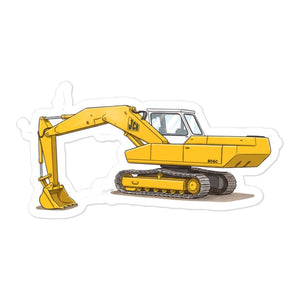 Furrow & Fields JCB 806 | Bubble-free stickers Quality Farmers Merch
