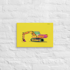 Furrow & Fields JCB 806 Pop Art | Canvas Quality Farmers Merch