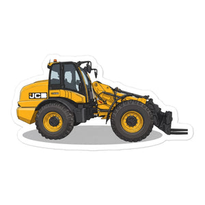 Furrow & Fields JCB TM420 | Bubble-free stickers Quality Farmers Merch