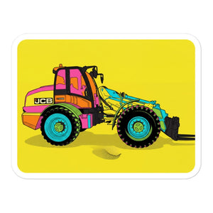 Furrow & Fields JCB TM420 Pop Art | Bubble-free stickers Quality Farmers Merch