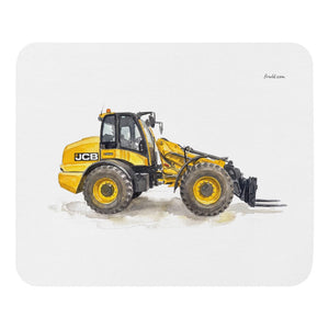 Furrow & Fields JCB TM420 Watercolor | Mouse Mat Quality Farmers Merch