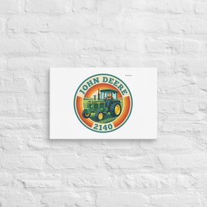 Furrow & Fields John Deere 2140 Retro Badge | Canvas Quality Farmers Merch