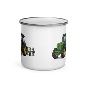 Furrow & Fields John Deere 4350 Illustration | Enamel Mug Quality Farmers Merch