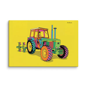 Furrow & Fields John Deere 4350 Pop Art | Canvas Quality Farmers Merch