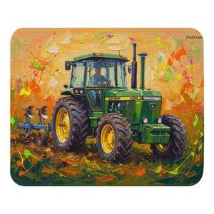 Furrow & Fields John Deere 4350 Splash Art | Mouse Mat Quality Farmers Merch