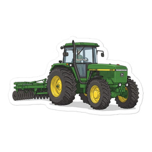 Furrow & Fields John Deere 4955 | Bubble-free stickers Quality Farmers Merch