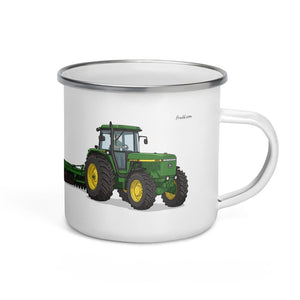 Furrow & Fields John Deere 4955 Illustration | Enamel Mug Quality Farmers Merch