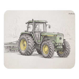 Furrow & Fields John Deere 4955 Pencil Sketch | Mouse Mat Quality Farmers Merch