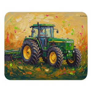 Furrow & Fields John Deere 4955 Splash Art | Mouse Mat Quality Farmers Merch