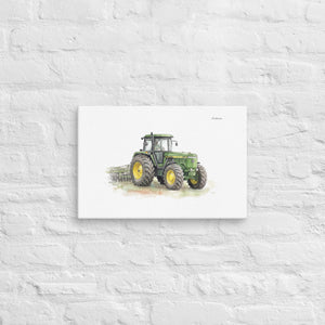 Furrow & Fields John Deere 4955 Watercolor | Canvas Quality Farmers Merch