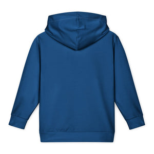 Furrow & Fields Kids All-Over Hoodie Farmer in Training New Holland TM 155 | Kids All-Over Hoodie Quality Farmers Merch