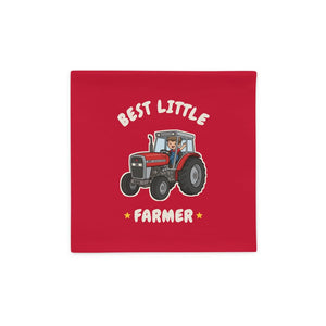 Furrow & Fields Kids Cushion Cover Best Little Farmer Massey Ferguson 390T | Kids Cushion Cover Quality Farmers Merch