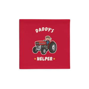 Furrow & Fields Kids Cushion Cover Daddy's Helper Massey Ferguson 135 | Kids Cushion Cover Quality Farmers Merch