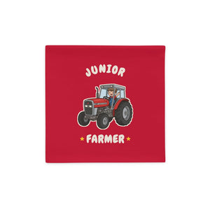 Furrow & Fields Kids Cushion Cover Junior Farmer Massey Ferguson 390T | Kids Cushion Cover Quality Farmers Merch