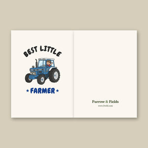 Furrow & Fields Kids Greeting Card Best Little Farmer Ford 7810 | Kids Greeting Card Quality Farmers Merch