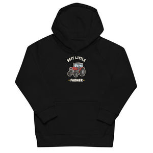 Furrow & Fields Kids Hoodie Black / 4Y Best Little Farmer Massey Ferguson 390T | Kids Hoodie Quality Farmers Merch