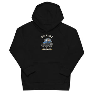 Furrow & Fields Kids Hoodie Black / 4Y Best Little Farmer New Holland TM 155 | Kids Hoodie Quality Farmers Merch
