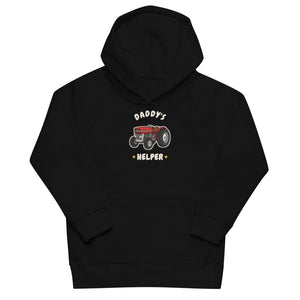 Furrow & Fields Kids Hoodie Black / 4Y Daddy's Helper Massey Ferguson 135 | Kids Hoodie Quality Farmers Merch