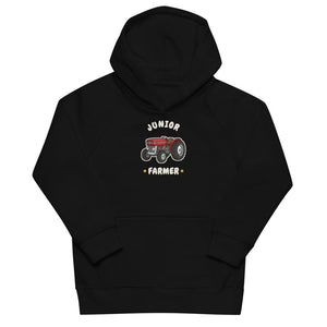 Furrow & Fields Kids Hoodie Black / 4Y Junior Farmer Massey Ferguson 135 | Kids Hoodie Quality Farmers Merch
