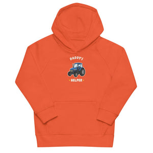 Furrow & Fields Kids Hoodie Burnt orange / 4Y Daddy's Helper New Holland TM 155 | Kids Hoodie Quality Farmers Merch