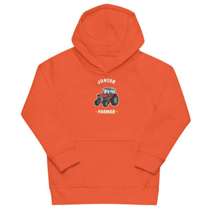 Furrow & Fields Kids Hoodie Burnt orange / 4Y Junior Farmer Massey Ferguson 390T | Kids Hoodie Quality Farmers Merch