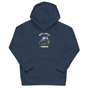 Furrow & Fields Kids Hoodie French Navy / 4Y Best Little Farmer New Holland TM 155 | Kids Hoodie Quality Farmers Merch