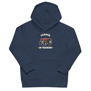 Furrow & Fields Kids Hoodie French Navy / 4Y Farmer in Training Massey Ferguson 135 | Kids Hoodie Quality Farmers Merch