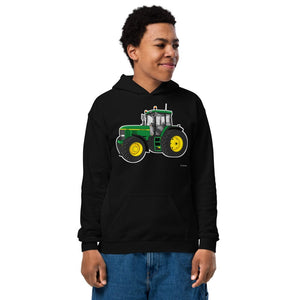 Furrow & Fields Kids Hoodie Kids John Deere 7810 | Kids Hoodie Quality Farmers Merch