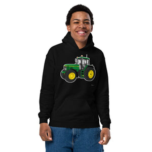 Furrow & Fields Kids Hoodie Kids John Deere 7810 | Kids Hoodie Quality Farmers Merch