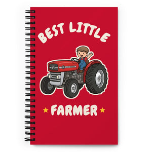 Furrow & Fields Kids Notebook Best Little Farmer Massey Ferguson 135 | Kids Notebook Quality Farmers Merch