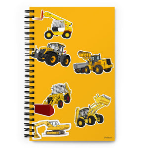 Furrow & Fields Kids Notebook JCB Kids School Notebook No. 3 Quality Farmers Merch