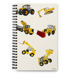 Furrow & Fields Kids Notebook JCB Kids School Notebook No. 4 Quality Farmers Merch