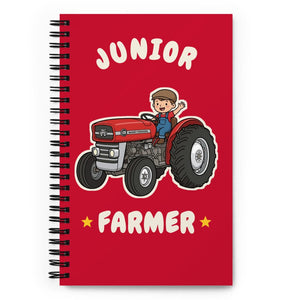 Furrow & Fields Kids Notebook Junior Farmer Massey Ferguson 135 | Kids Notebook Quality Farmers Merch