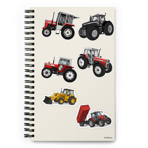Furrow & Fields Kids Notebook Massey Ferguson Kids School Notebook No. 2 Quality Farmers Merch
