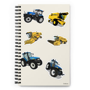 Furrow & Fields Kids Notebook New Holland Kids School Notebook No. 4 Quality Farmers Merch