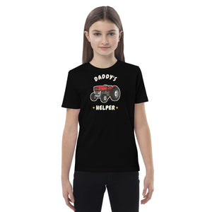 Furrow & Fields Kids Premium Tee Black / 3-4 Daddy's Helper Massey Ferguson 135 | Kids Premium Tee Quality Farmers Merch