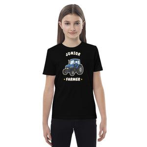 Furrow & Fields Kids Premium Tee Black / 3-4 Junior Farmer New Holland TM 155 | Kids Premium Tee Quality Farmers Merch