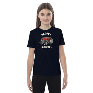 Furrow & Fields Kids Premium Tee French Navy / 3-4 Daddy's Helper Massey Ferguson 135 | Kids Premium Tee Quality Farmers Merch