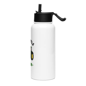 Furrow & Fields Kids Straw Bottle Best Little Farmer John Deere 6R 250 | Kids Straw Bottle Quality Farmers Merch
