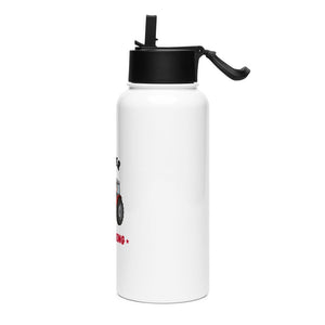 Furrow & Fields Kids Straw Bottle Farmer in Training Massey Ferguson 390T | Kids Straw Bottle Quality Farmers Merch