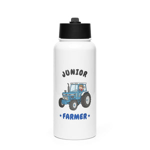 Furrow & Fields Kids Straw Bottle Junior Farmer Ford 7810 | Kids Straw Bottle Quality Farmers Merch
