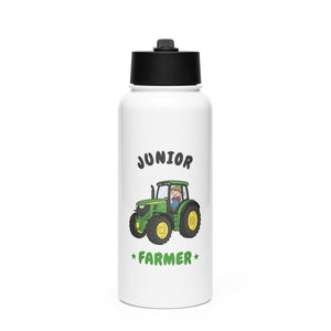 Furrow & Fields Kids Straw Bottle Junior Farmer John Deere 6R 250 | Kids Straw Bottle Quality Farmers Merch