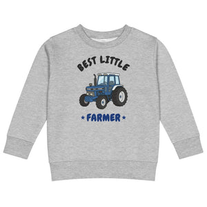 Furrow & Fields Kids Sweatshirt Heather / 2 Best Little Farmer Ford 7810 | Kids Sweatshirt Quality Farmers Merch